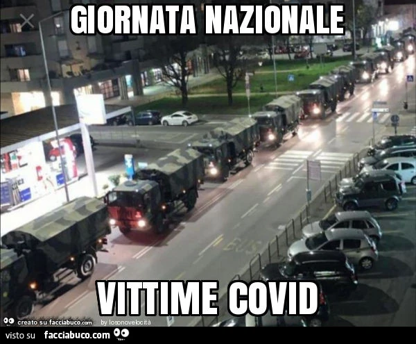Giornata nazionale vittime covid