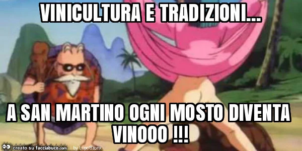 Vinicultura e tradizioni&hellip; a san martino ogni mosto diventa vinooo