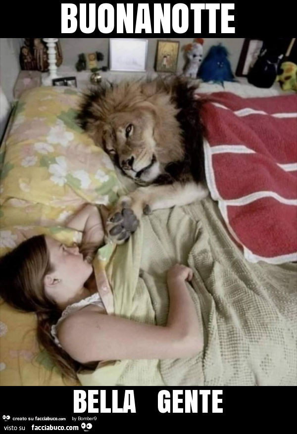 Buonanotte bella gente