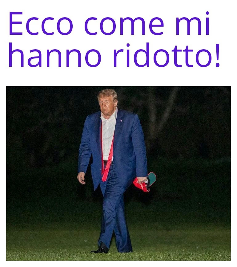 Ecco come mi hanno ridotto