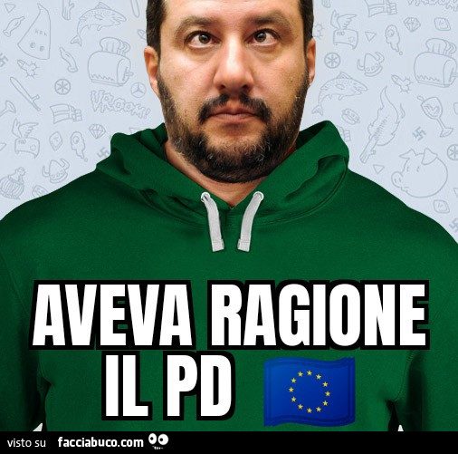 Salvini: aveva ragione il PD