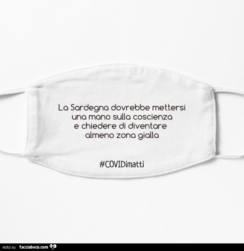 La sardegna dovrebbe mettersi una mano sulla coscienza e chiedere di diventare almeno zona galla