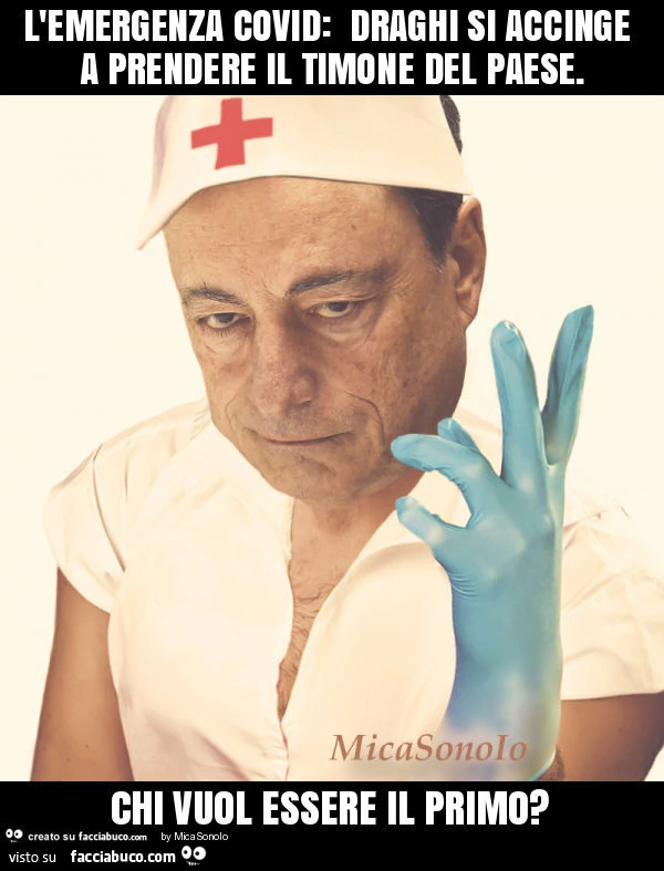 Draghi: pronto a combattere la crisi economica prodotta dal Coronavirus