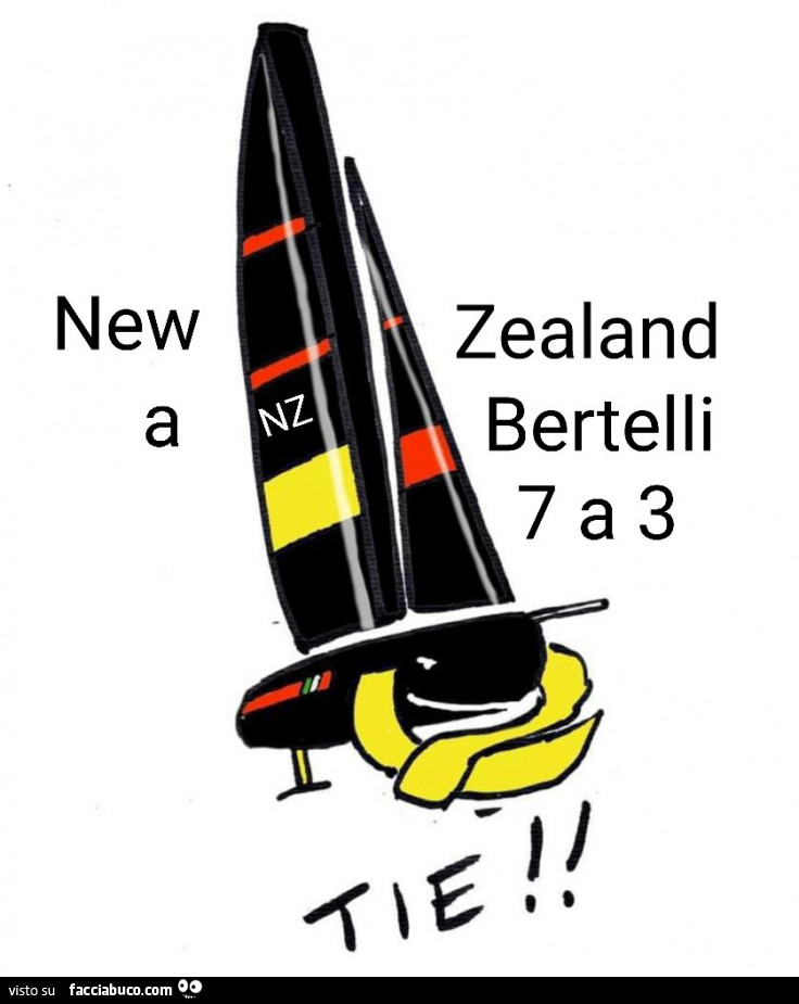 New Zeland a Bertelli 7 a 3 tiè