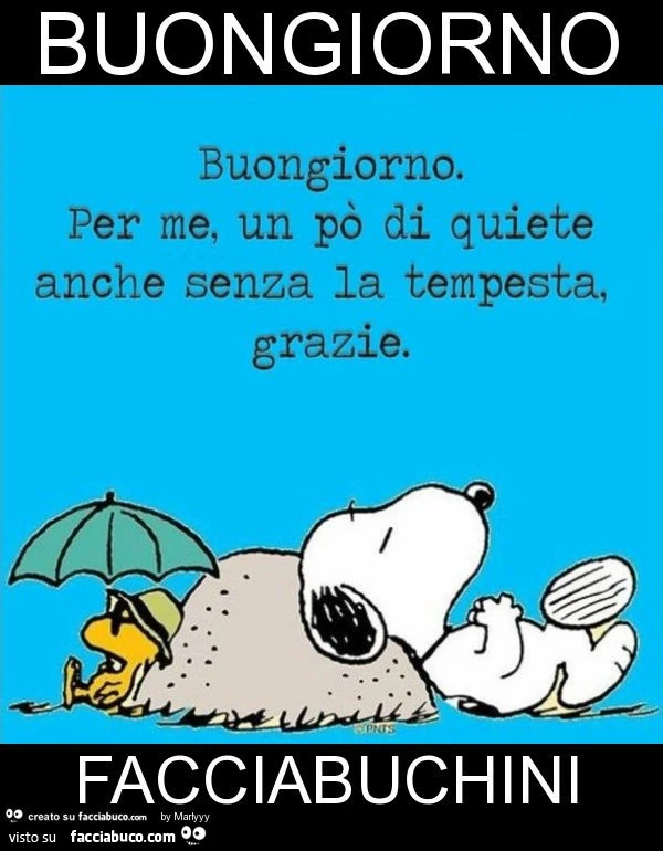 Buongiorno facciabuchini