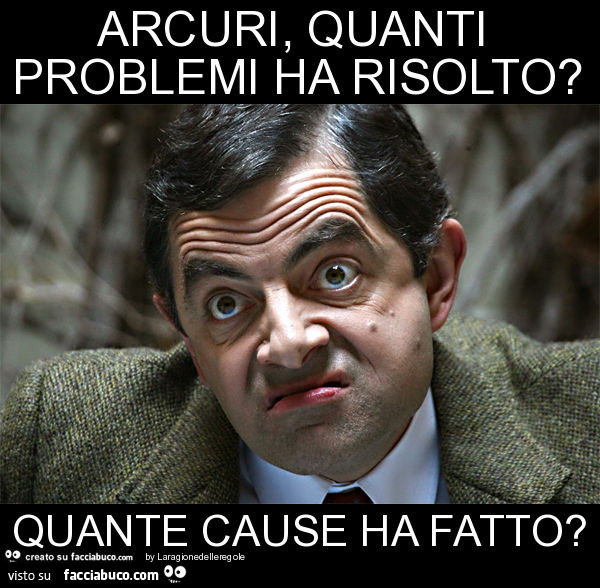 Arcuri, quanti problemi ha risolto? Quante cause ha fatto?
