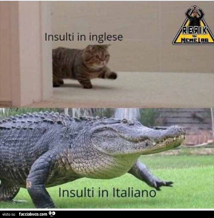 Insulti in inglese insulti in italiano