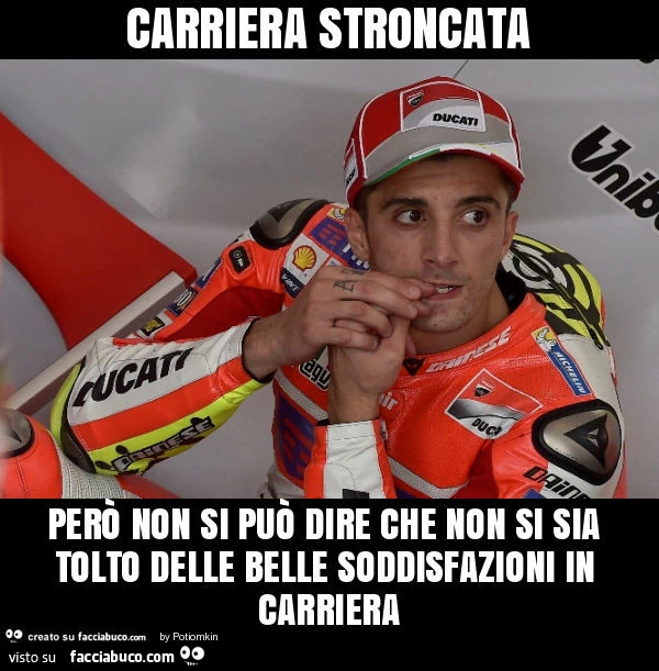 Carriera stroncata però non si può dire che non si sia tolto delle belle soddisfazioni in carriera