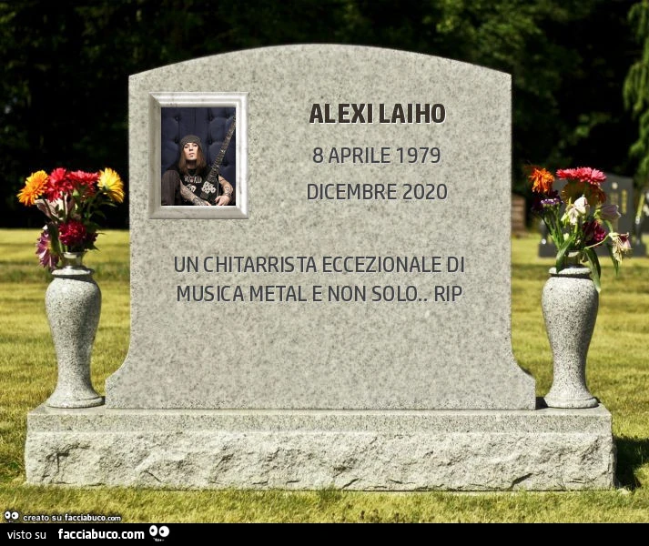 Alexi laiho. Un chitarrista eccezionale di musica metal e non solo. Rip