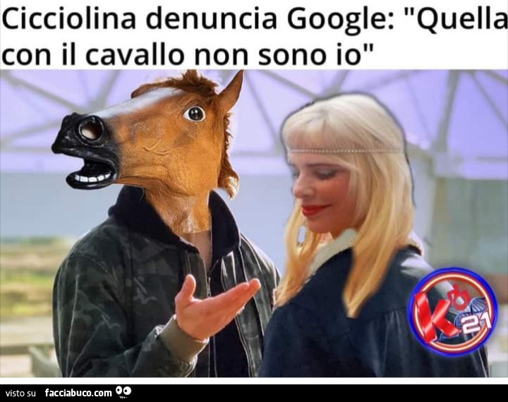 Cicciolina denuncia Google quella con il cavallo non
