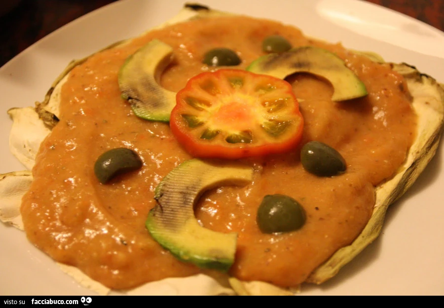 Pizza fruttariana