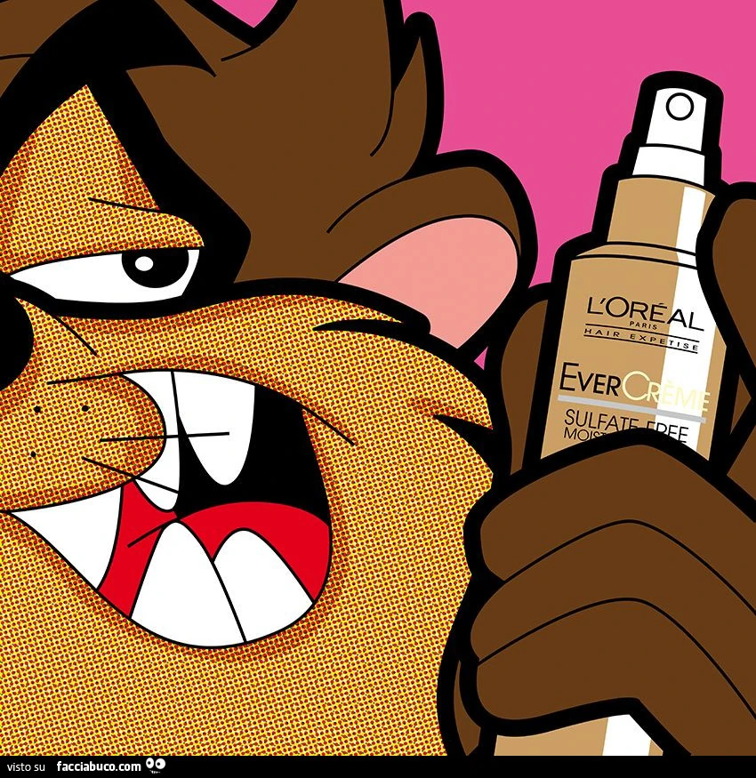 Taz con bomboletta L'Oreal