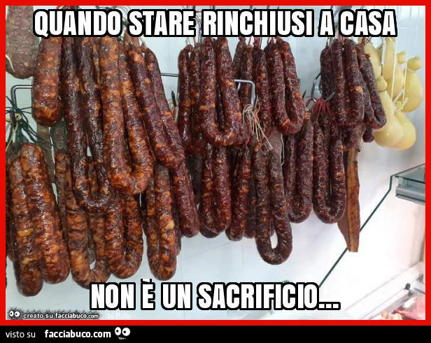 Quando stare rinchiusi a casa non è un sacrificio