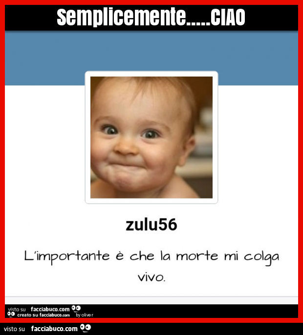 Semplicemente… ciao