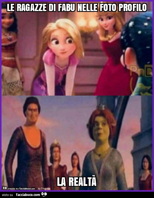 Le ragazze di fabu nelle foto profilo la realtà