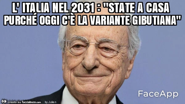 L' italia nel 2031: "state a casa purché oggi c'è la variante gibutiana"