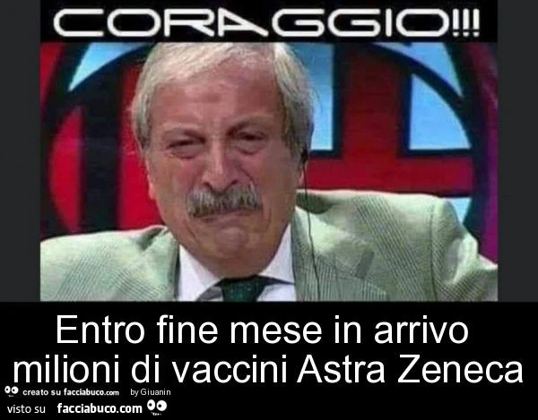 Entro fine mese in arrivo milioni di vaccini astra zeneca