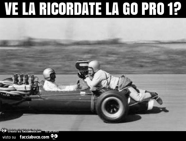 Ve la ricordate la go pro 1?