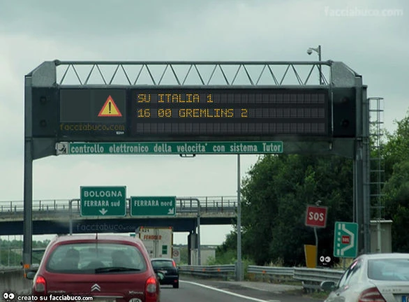 Su italia 1 16: 00 gremlins 2