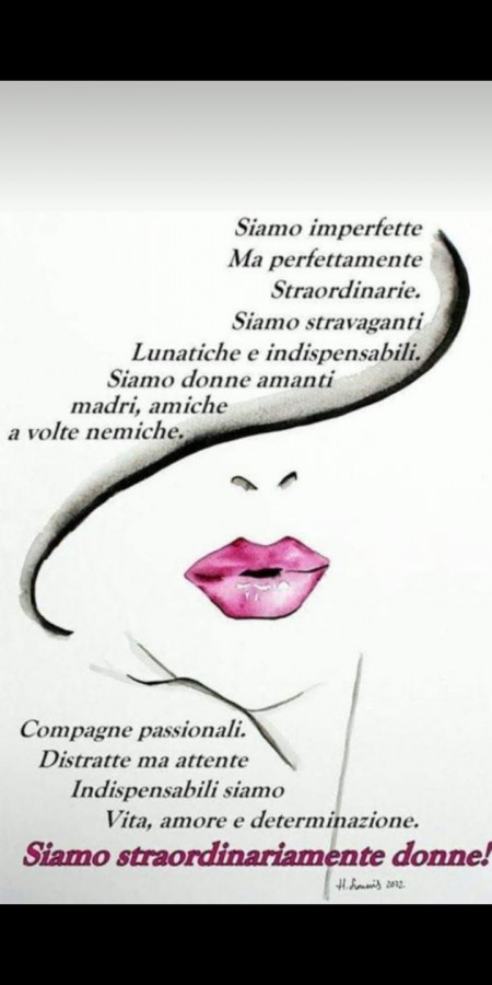 Buongiorno donne e buona festa della donna