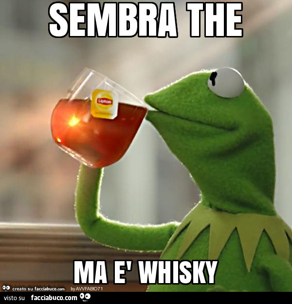AlcolismoSembra the ma è whisky