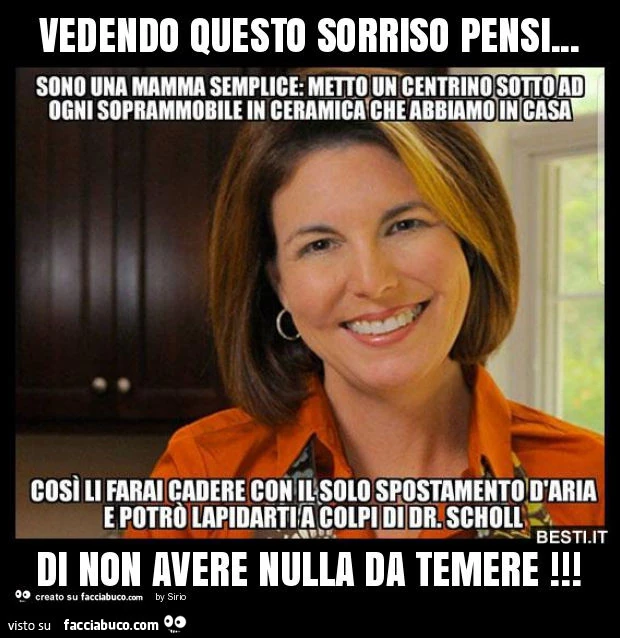 Vedendo questo sorriso pensi&hellip; di non avere nulla da temere