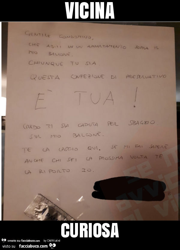 Vicina curiosa