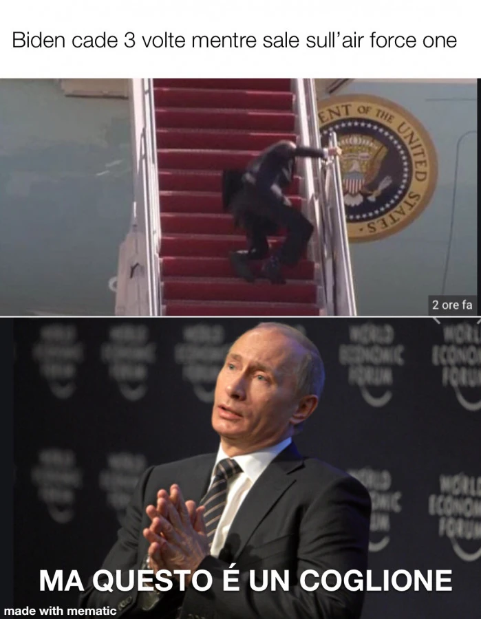Biden sale sull'airforce one