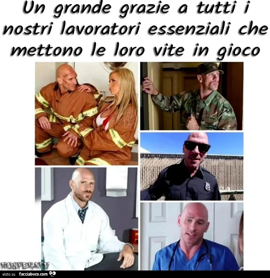 Un grande grazie a tutti i nostri lavoratori essenziali che mettono le loro vite in gioco