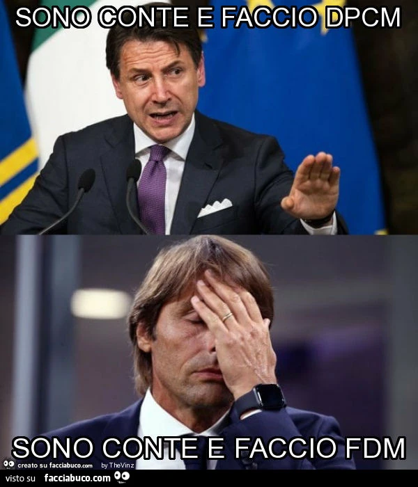 Sono conte e faccio dpcm sono conte e faccio fdm