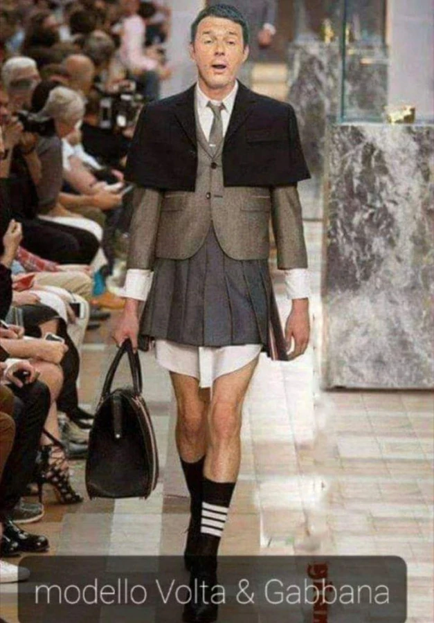 Modello sfilata di moda