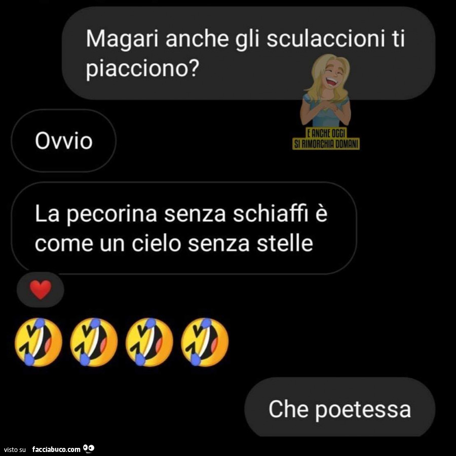 Magari anche gli sculaccioni ti piacciono? Ovvio la pecorina senza schiaffi  è come… - Facciabuco.com