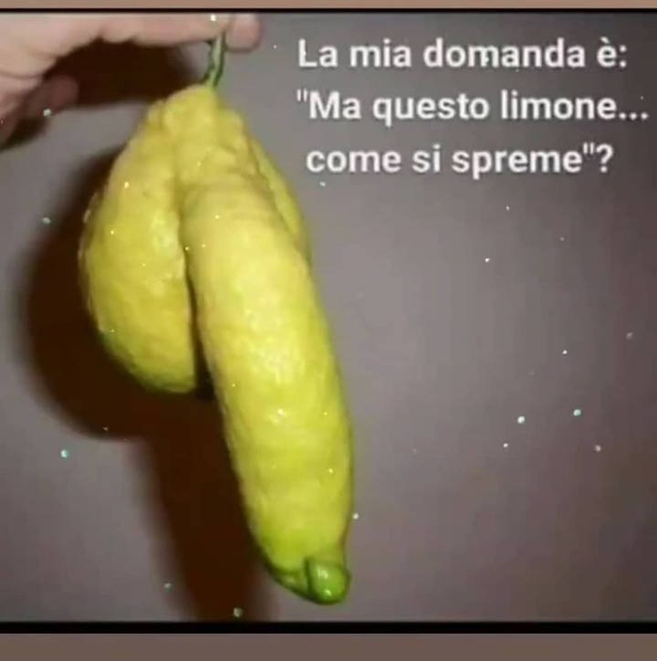 Limone a forma di pene