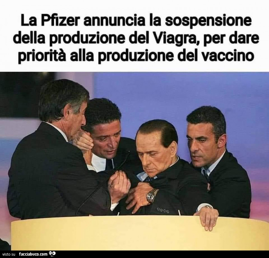 Berlusconi… Sospensione viagra