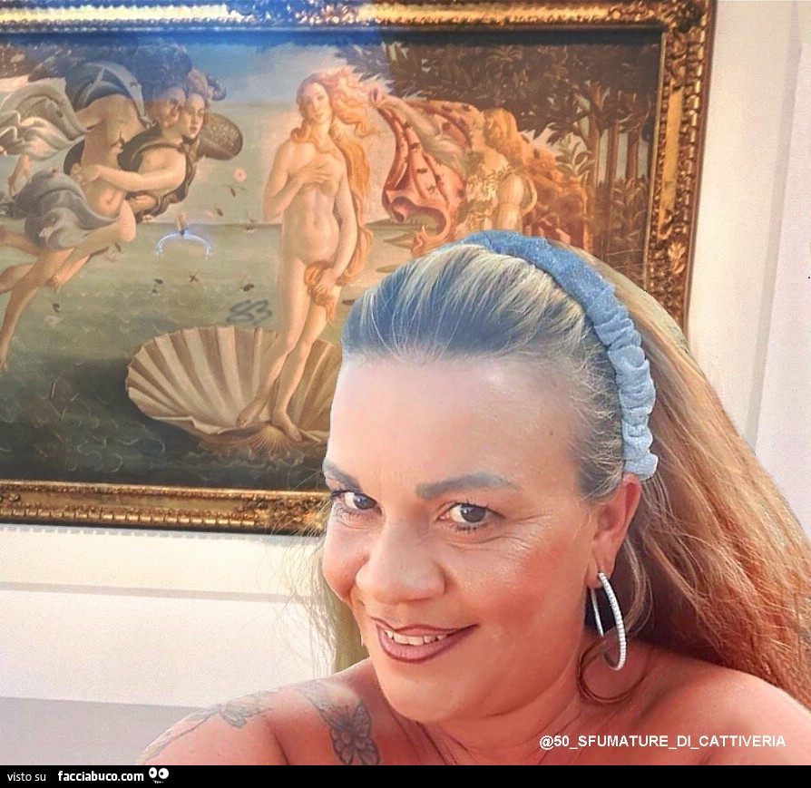 Angela Chianello e la Venere di Botticelli