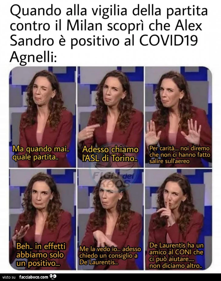 Calcio positivi covid