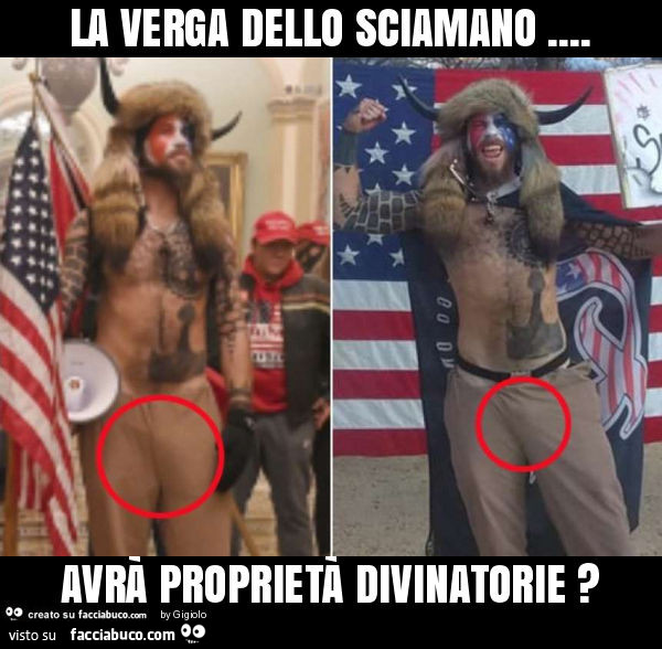 La verga dello sciamano… avrà proprietà divinatorie?