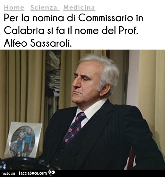 Sassaroli nuovo commissionario alla sanità della regione Calabria