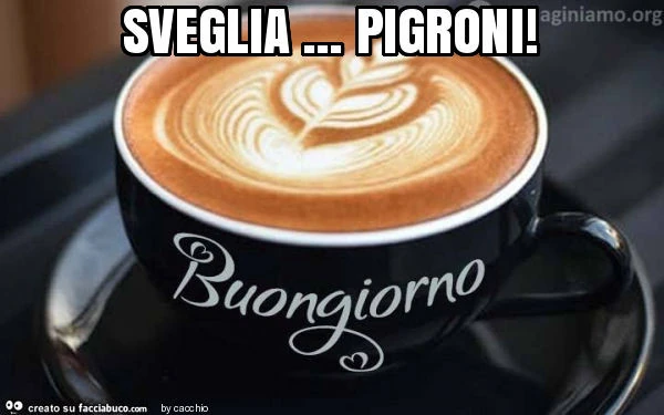 Sveglia&hellip; pigroni