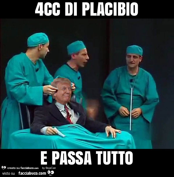 4cc di placibio e passa tutto