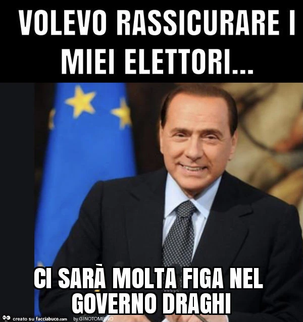 Ci sarà molta figa nel governo draghi
