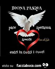 Buona Pasqua. Pace speranza amore entri in tutti cuori