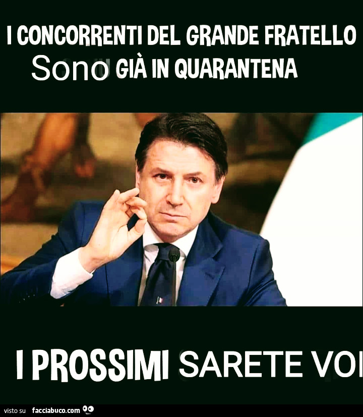 Conte e la casa del grande fratello