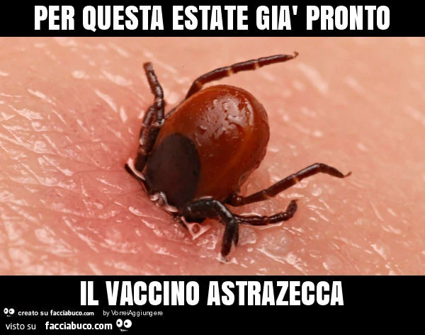 Per questa estate già pronto il vaccino astrazecca