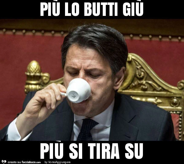Più lo butti giù più si tira su