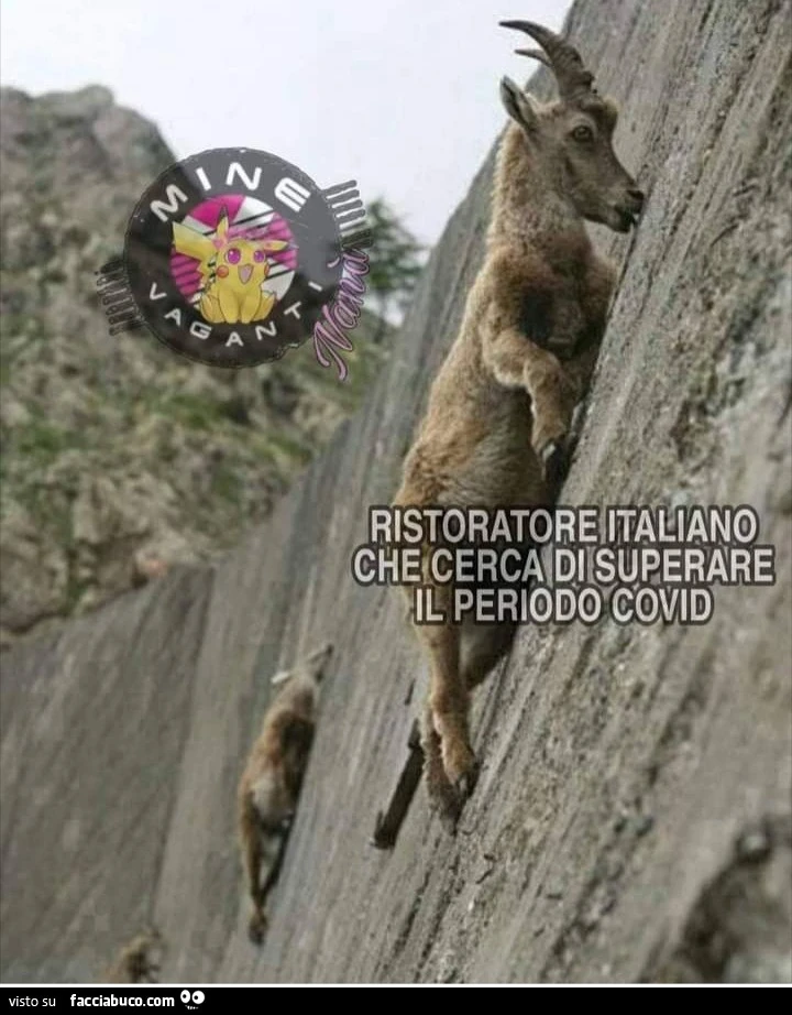 Ristoratore italiano che cerca di superare il periodo covid