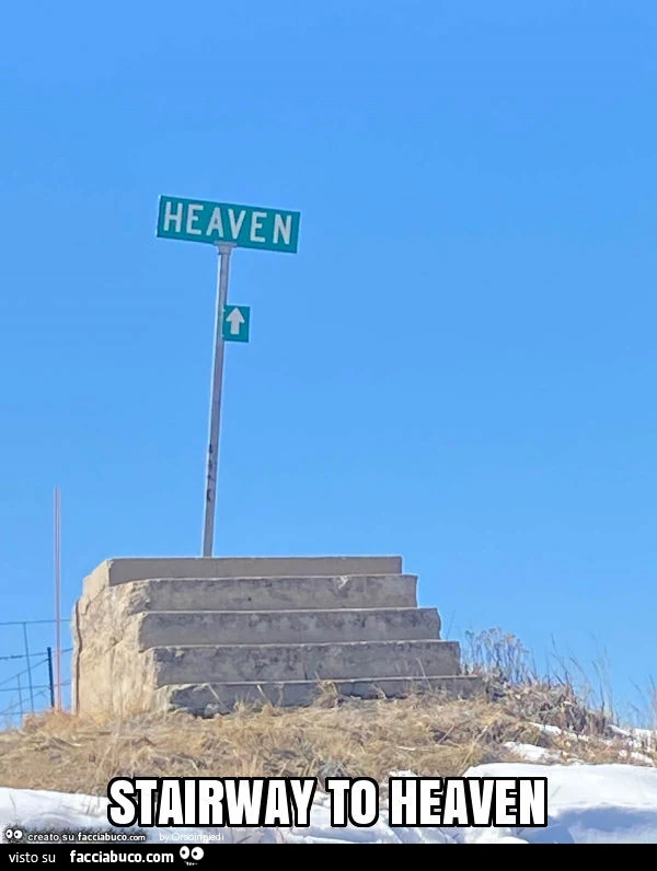 Stairway to heaven