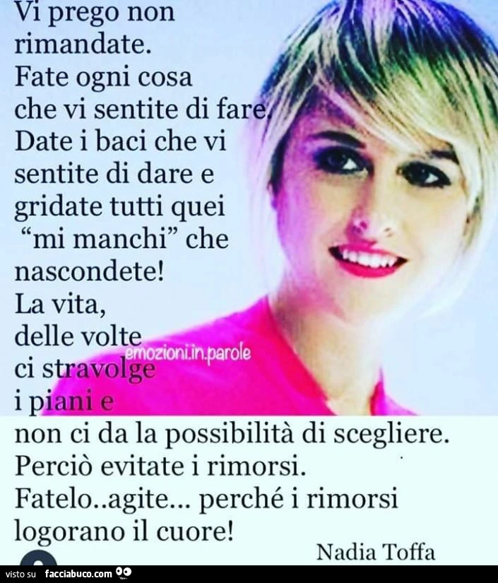 Non rimandare