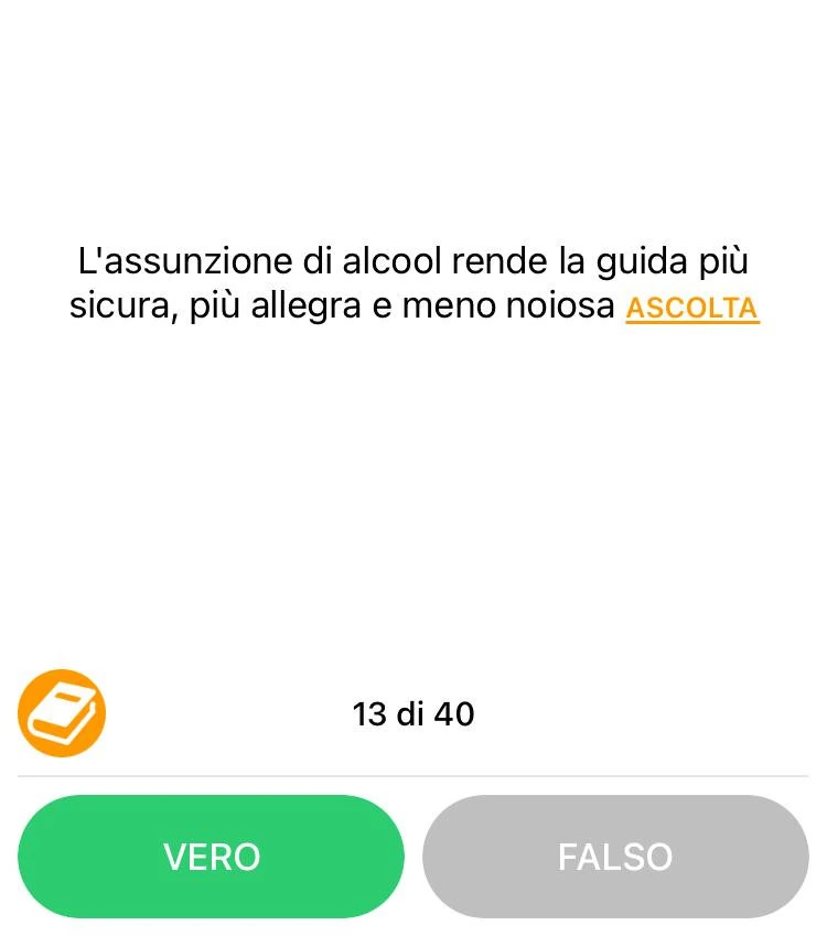 L'assunzione di alcool rende la guida più sicura, più allegra e meno noiosa ascolta