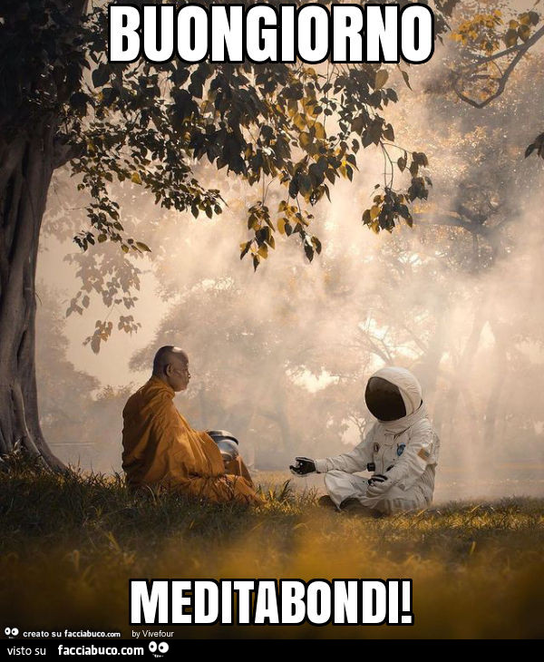 Buongiorno meditabondi